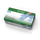 CURAD Powder-Free Textured Nitrile Exam Gloves Blue