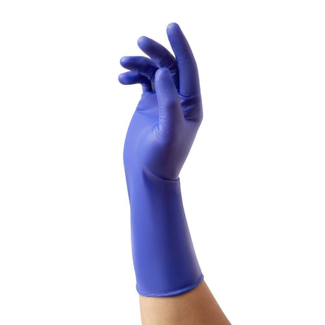 VersaShield Extended Cuff Powder-Free Nitrile Exam Gloves 12" (30.5 Cm) Blue