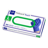 FitGuard® Touch Powder-Free Nitrile Exam Glove, Blue - BeHope