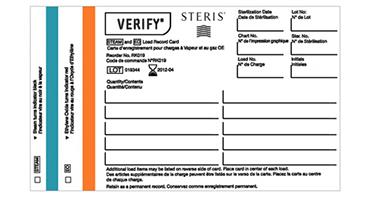 Verify Steam Integrator Load Record Card Box/250 Each - Behope