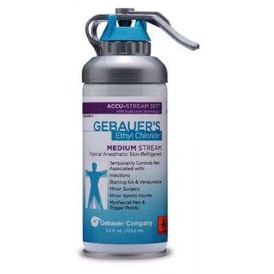 Gebauer's Ethyl Chloride Topical Anesthetic Accu-system 360 Medium Stream 103.5ml Bottle Each - Behope