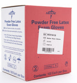 Medline Sterile Powder-Free Latex Exam Gloves Beige