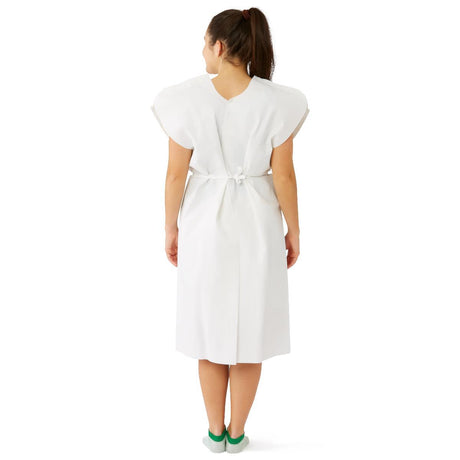 Medline Reinforced Tissue Patient Gown
