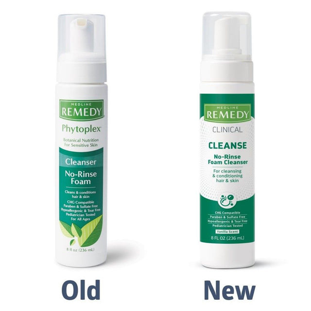 Remedy Clinical No-rinse Foam Perineal And Skin Cleanser Unscented 236ml Case/12 Each - BeHope