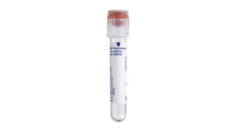 Vacutainer Sterile Plus Tube 13mm X 75mm X 3ml With Hemogard Closure Paper Label No Additive Clear Case/1000 Each - Behope