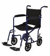 Medline Basic Aluminum Transport Chair 19" Wheels
