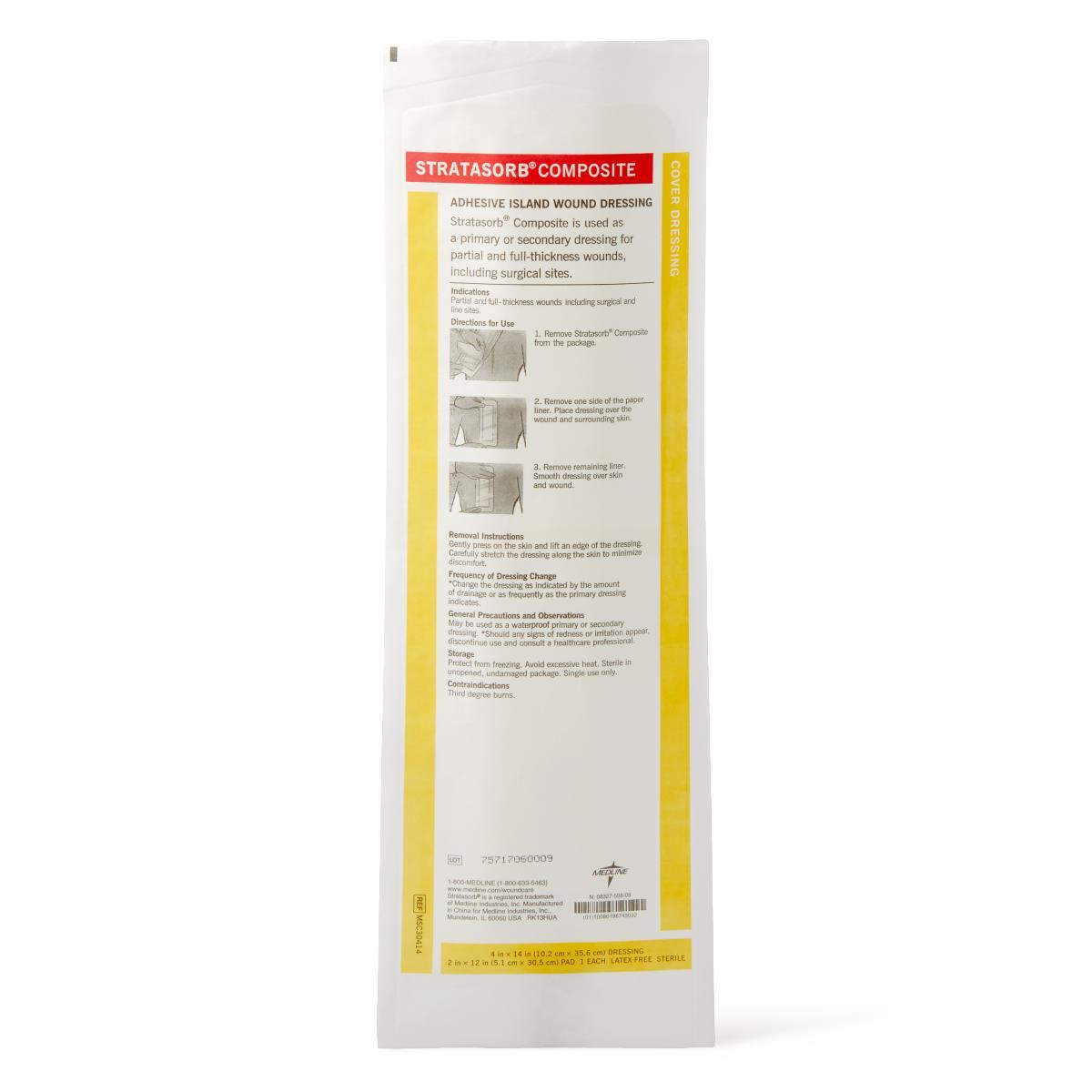 Stratasorb Waterproof Adhesive Island Wound Dressings