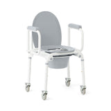 Medline Aluminum Commodes with Wheels