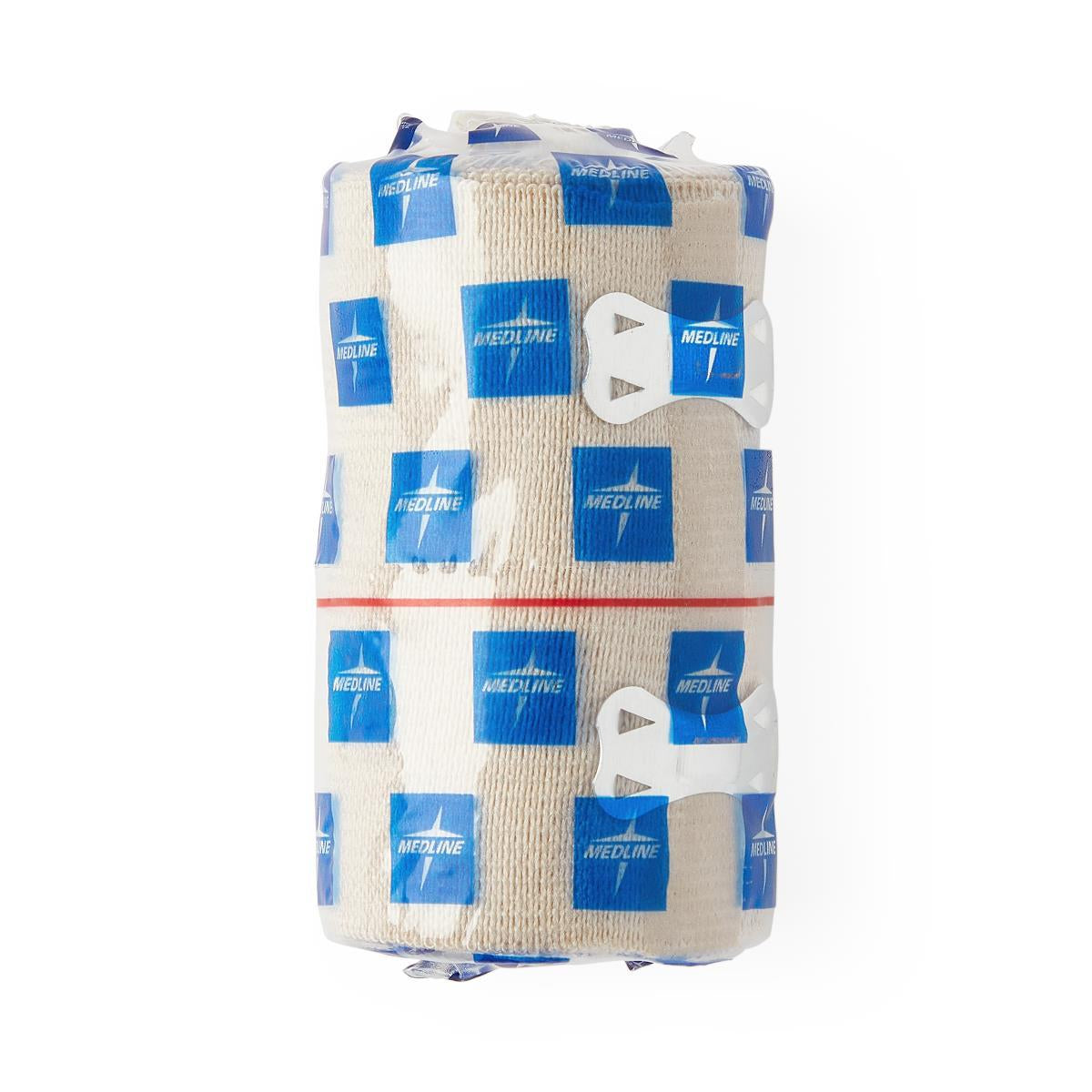 Medline Sure-wrap Wraparound Elastic Bandage With Clips