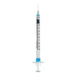 Syringe With Needle Sol-care Safety Snap Type 1ml Tb Syringe With 27gx0.5" Needle Sterile Gray Box/100 Each - Behope