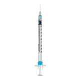 Syringe With Needle Sol-care Safety Snap Type 1ml Tb Syringe With 27gx0.5" Needle Sterile Gray Box/100 Each - Behope