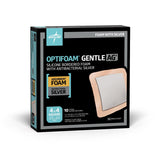 Medline Optifoam® Gentle Ag Silver Silicone Adhesive Foam Dressing with Border - BeHope