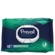 Prevail Pre-moistened 8"x12" Personal Hygiene Wipes Fragrance Free 48per Soft Pack Case/576 Each - Behope