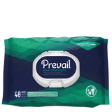 Prevail Pre-moistened 8"x12" Personal Hygiene Wipes Fragrance Free 48per Soft Pack Case/576 Each - Behope