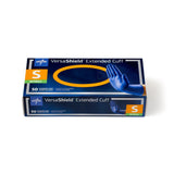 VersaShield Extended Cuff Powder-Free Nitrile Exam Gloves 12" (30.5 Cm) Blue