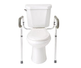 Medline Adjustable Toilet Safety Rail Aluminum