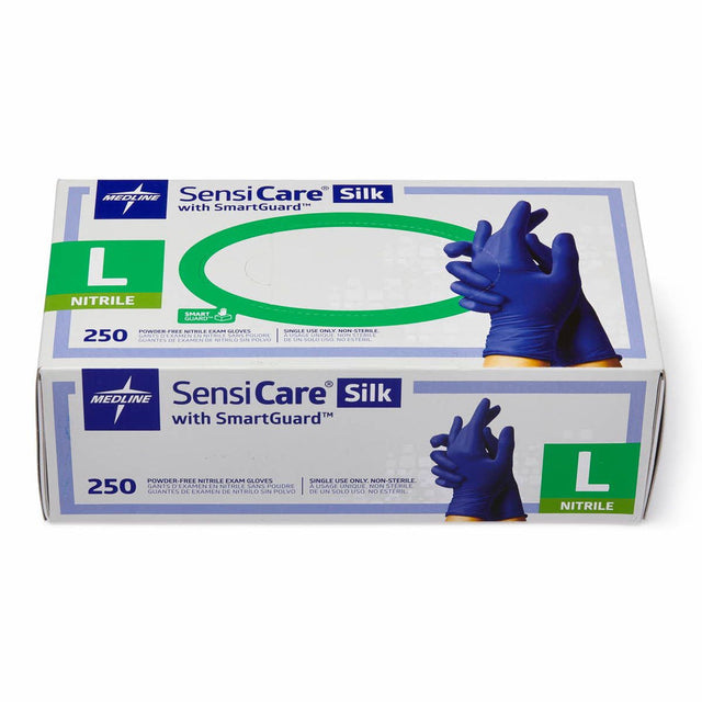 Sensicare Silk Powder-free Nitrile Exam Gloves - BeHope