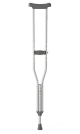 Medline Aluminum Push-button Adjustable Crutch