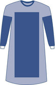 Sterile Poly-Reinforced Eclipse Surgical Gowns with Set-In Sleeves Level 4