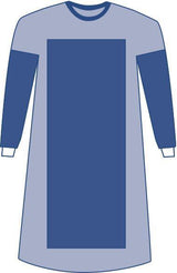 Sterile Poly-Reinforced Eclipse Surgical Gowns with Set-In Sleeves Level 4