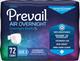 PREVAIL AIR OVERNIGHT EXTENDED-USE 100% BREATHABLE STRETCH SIDE PANEL BRIEF SIZE 2 LARGE/X-LARGE 45"-62" WAIST BAG OF 18 EACH CASE/72 EACH