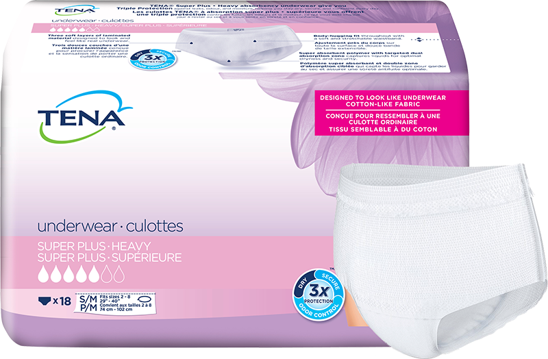 Ropa interior protectora para incontinencia TENA Women Super Plus Heavy