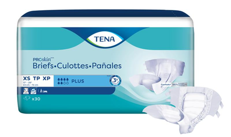 Slip pour incontinence TENA ProSkin Plus Extra Small (lot de 90)