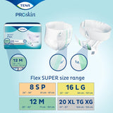 Slip TENA ProSkin Flex Super à absorption maximale (lot de 90)