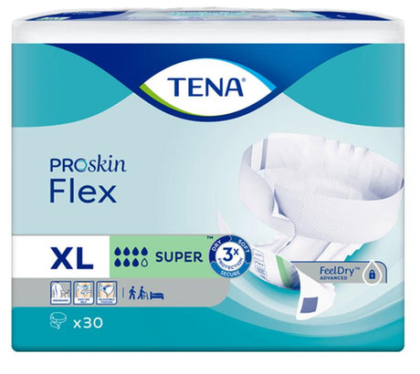 Slip TENA ProSkin Flex Super à absorption maximale (lot de 90)