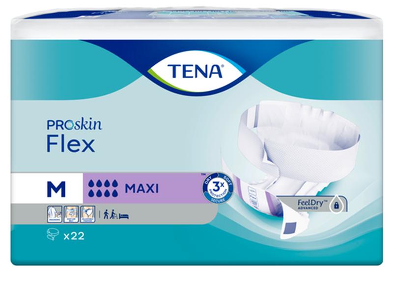 Slip TENA ProSkinFlex Maxi à absorption maximale (lot de 66)