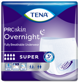 Sous-vêtements d'incontinence super protecteurs TENA Overnight Absorption de nuit