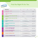 Tena Intimates Ultimate Pads W/ Adhesive Strip Triple Protection 16" - BeHope