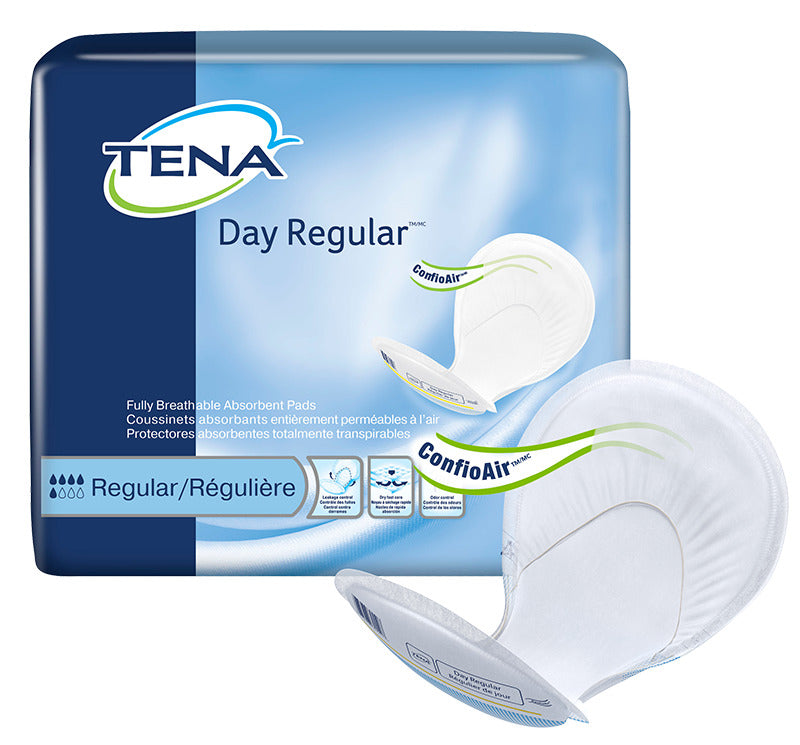 Serviette Tena® Day Regular 2 pièces pour incontinence abondante, absorption modérée