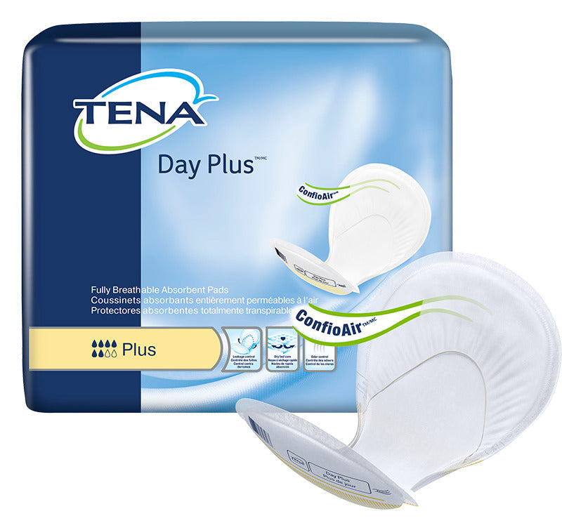 Compresa Tena® Day Plus de 2 piezas para incontinencia severa, máxima absorción