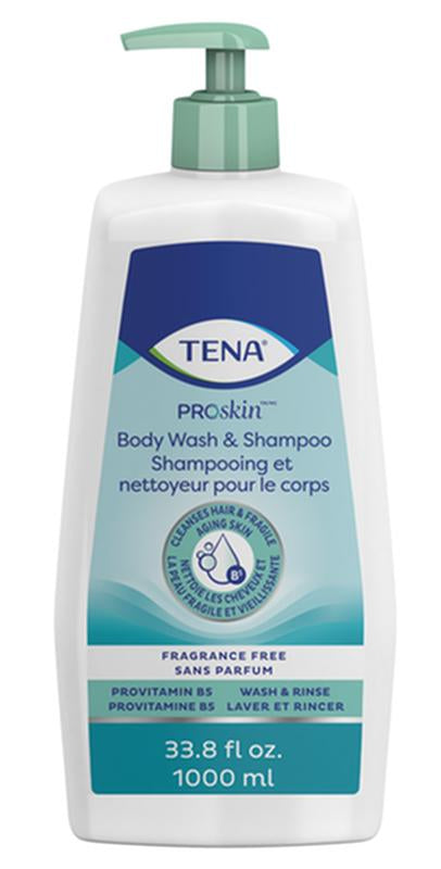 Gel douche et shampoing Tena® Proskin™ - Sans parfum 33,8 oz liq.