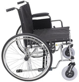 Sentra Ec Heavy Duty Extra Wide Wheelchair, Detachable Full Arms - BeHope