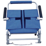 Super Light, Folding Transport Chair with Carry Bag and Flip-Back Arms - BeHope