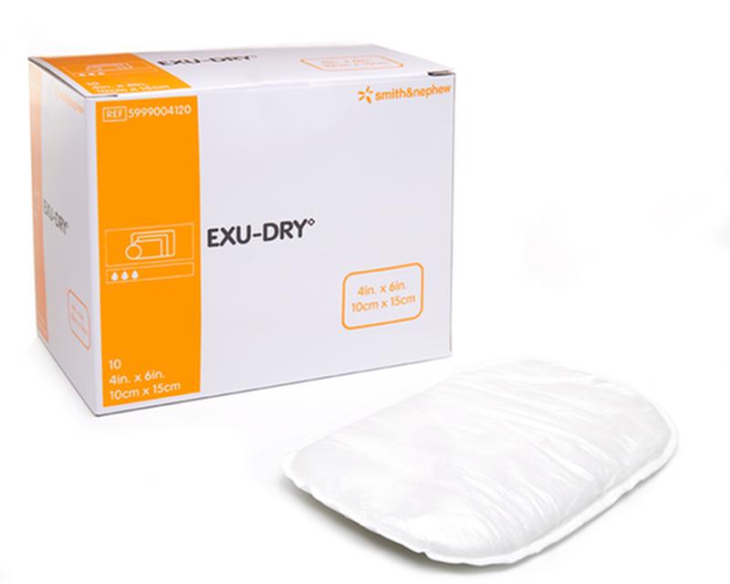 Bx/10 Exu-Dry Burn Wound Dressing, Size 10Cm X 15Cm