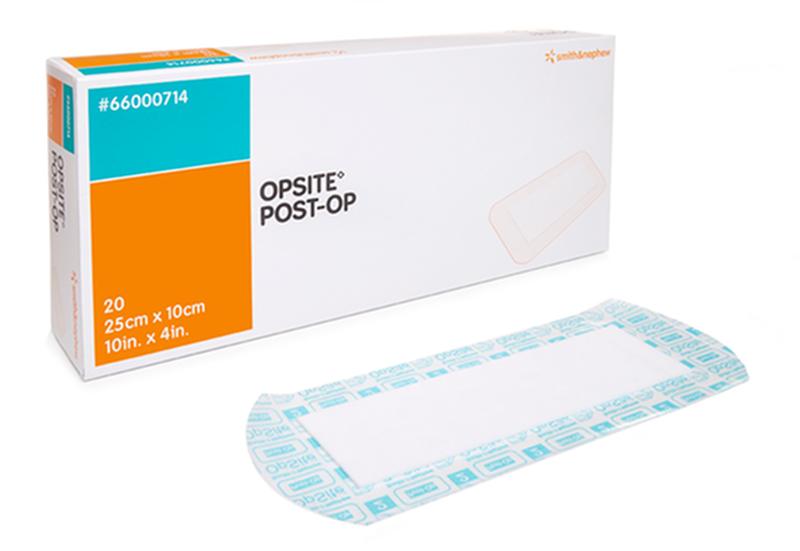 Apósito para isla postoperatoria Opsite, tamaño 6,5 cm x 5 cm, caja de 100 unidades