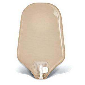 Poche d'urostomie Natura® en deux parties, bride 1-3/4" (45 mm), opaque 9" (23 cm), robinet Accuseal® - Boîte de 10