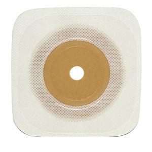 Barrera cutánea Esteem Synergy® Stomahesive®, 5" x 5" (12,5 cm x 12,5 cm), color blanco, recortable a medida, abertura de estoma de hasta 2-3/8" (61 mm), caja de 10