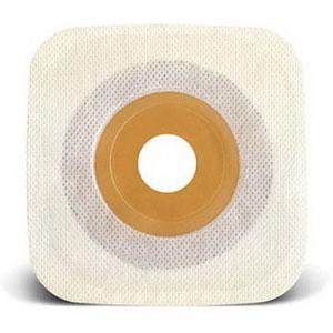 Esteem Synergy® Stomahesive® Skin Barrier, 4" X 4" (10Cm X 10Cm) White, Pre-Cut Stoma Opening 7/8" (22Mm) - Box Of 10