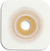 Barrera cutánea Natura® Stomahesive®, 11,5 cm x 11,5 cm (4,5 x 4,5 in), color blanco, abertura para estoma moldeable de 13 mm a 22 mm (1/2 a 7/8 in), brida de 45 mm (1-3/4 in) - Caja de 10