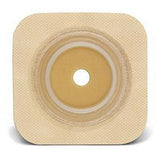 Barrera cutánea Natura® Durahesive®, 10 cm x 10 cm (4 x 4 pulgadas), abertura de estoma recortable de 13 mm a 19 mm (1/2 a 3/4 pulgadas), brida de 32 mm (1-1/4 pulgadas) - Caja de 10