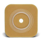 Barrera cutánea Natura® Durahesive®, 10 cm x 10 cm (4" x 4"), abertura de estoma recortable a medida de 13 mm a 32 mm (1/2" a 1-1/4"), brida de 45 mm (1-3/4") - Caja de 10