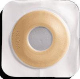 Barrera cutánea Natura® Convex-It® Durahesive®, 4-1/2" X 4-1/2" (11,5 cm X 11,5 cm), color blanco, abertura para estoma precortada de 3/4" (19 mm), brida de 1-3/4" (45 mm) - Caja de 10