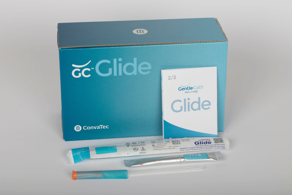 Sonde urinaire intermittente pour femme Gentlecath™ Glide - Boîte de 30