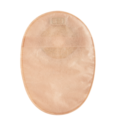 Esteem®+ One-Piece Stomahesive® Skin Barrier, Pre-Cut Stoma Opening 1-9/16" (40Mm), Closed Pouch, Opaque With Easy-View Window 8" (20.3Cm) - Box Of 30