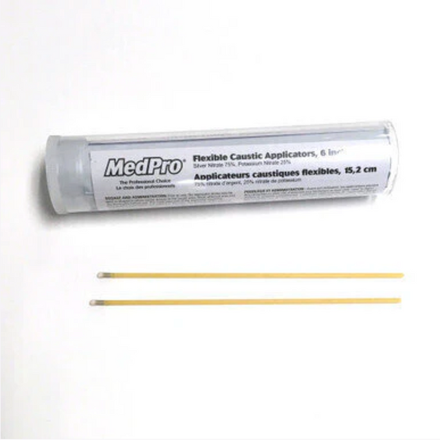 Applicator Silver Nitrate 6in Long Flexible Caustic Applicators - Tube Of 100 - BeHope
