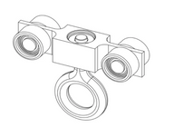 Portable trolleys for Savaria track & Handicare Track M920745 - BeHope